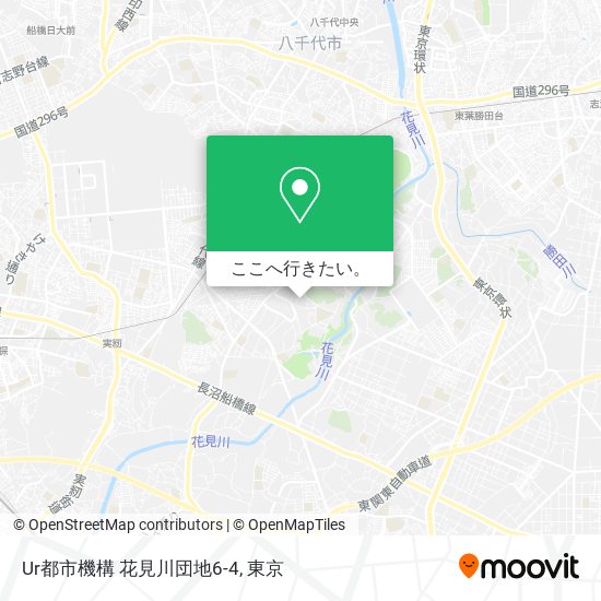 Ur都市機構 花見川団地6-4地図