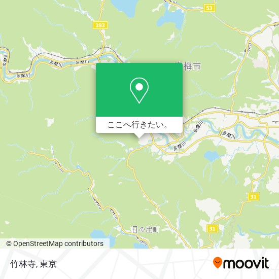 竹林寺地図