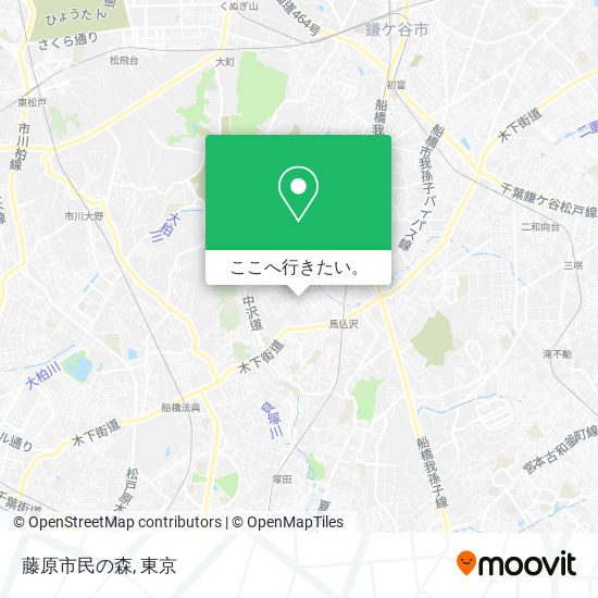 藤原市民の森地図