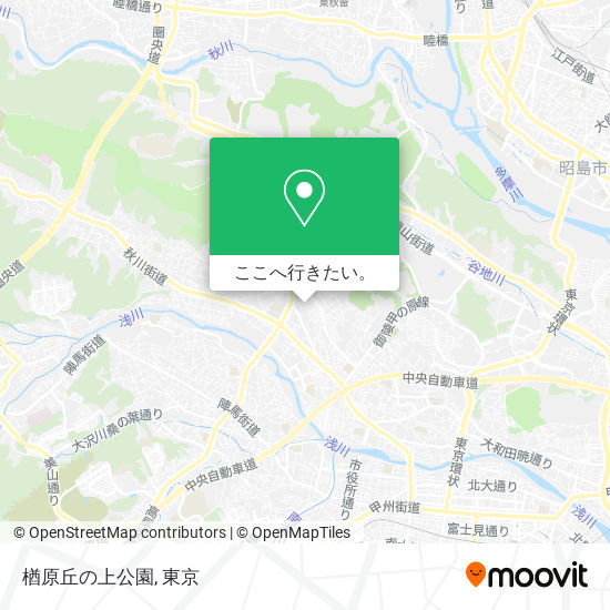 楢原丘の上公園地図