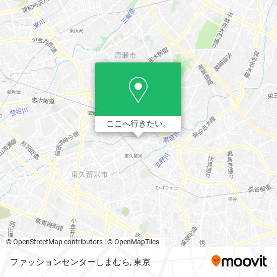 ファッションセンターしまむら地図