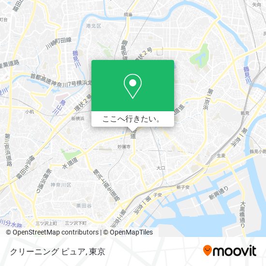 クリーニング ピュア地図