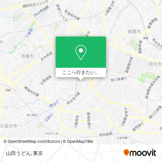 山田うどん地図