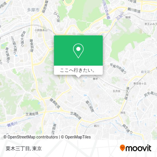 栗木三丁目地図