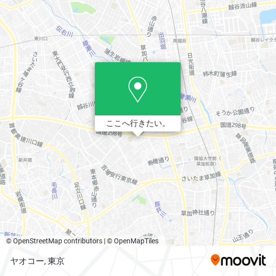 ヤオコー地図