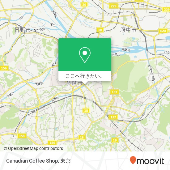 Canadian Coffee Shop地図