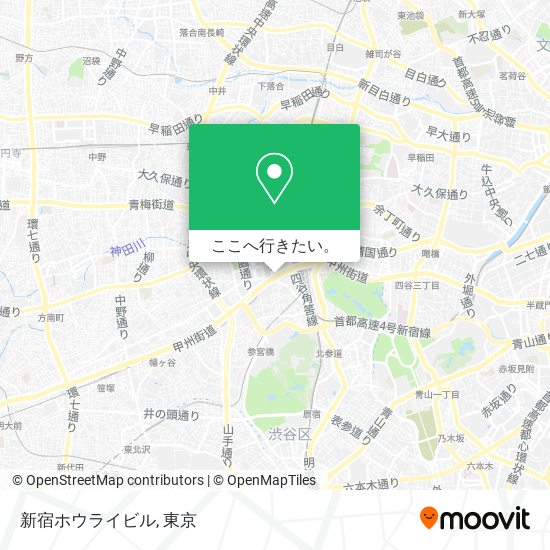 新宿ホウライビル地図