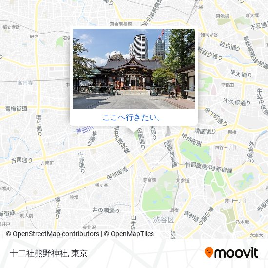十二社熊野神社地図