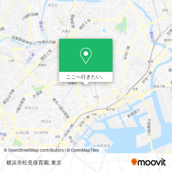 横浜市松見保育園地図