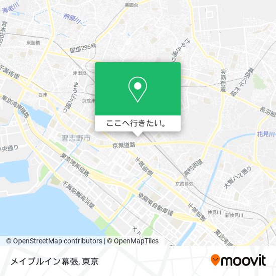 メイプルイン幕張地図