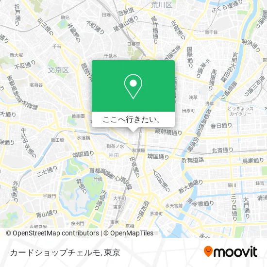 カードショップチェルモ地図