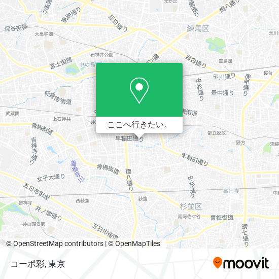 コーポ彩地図