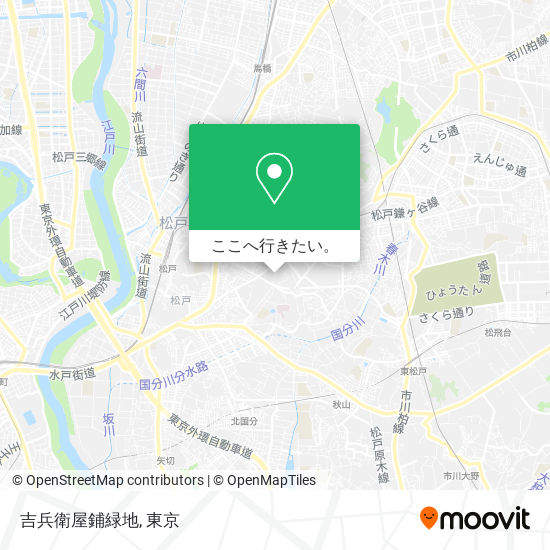 吉兵衛屋鋪緑地地図