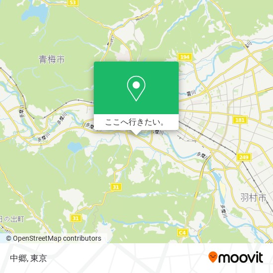 中郷地図
