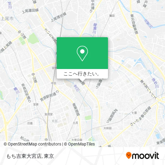 もち吉東大宮店地図