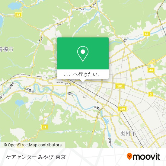 ケアセンター みやび地図