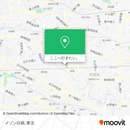 メゾン白萩地図