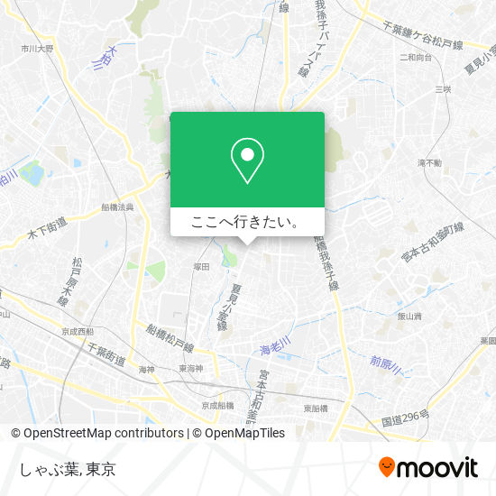 しゃぶ葉地図