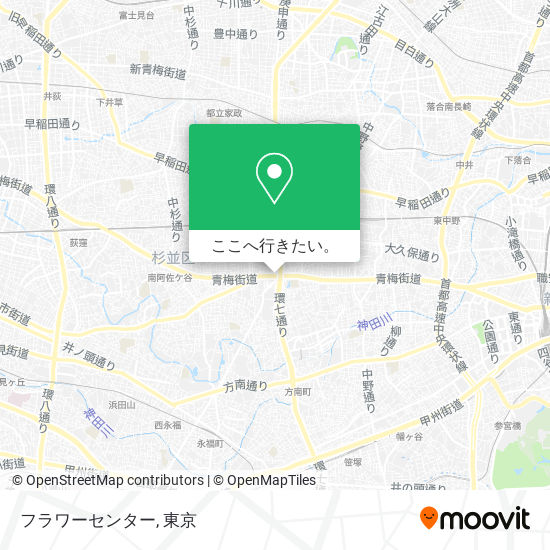 フラワーセンター地図