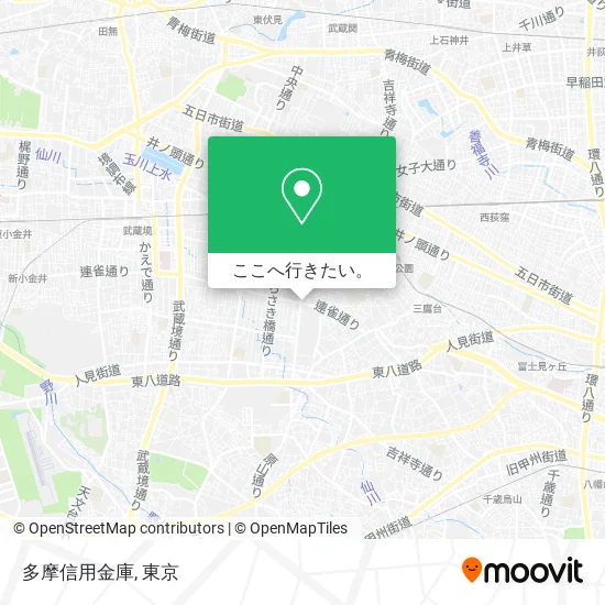 多摩信用金庫地図