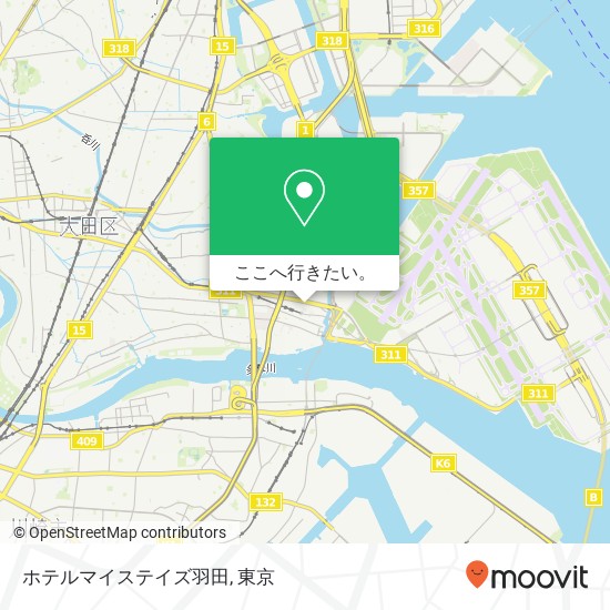 ホテルマイステイズ羽田地図