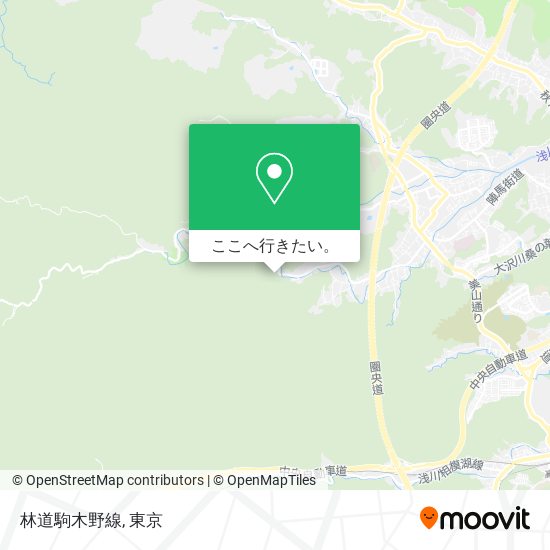 林道駒木野線地図