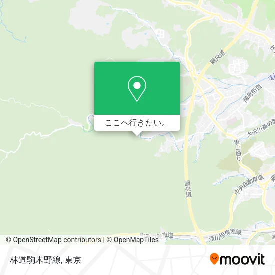 林道駒木野線地図