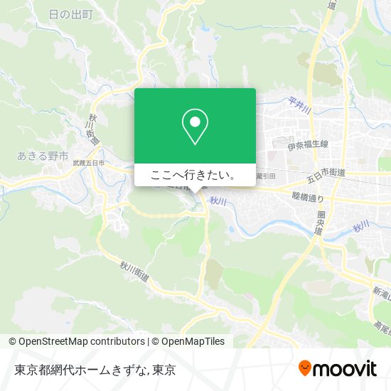東京都網代ホームきずな地図