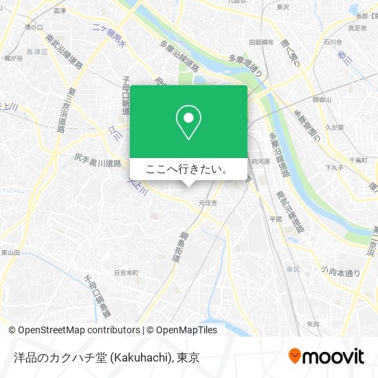 洋品のカクハチ堂 (Kakuhachi)地図