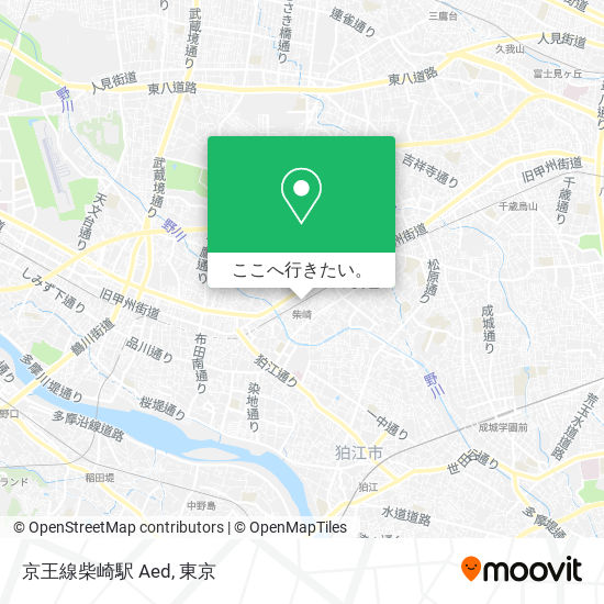 京王線柴崎駅 Aed地図