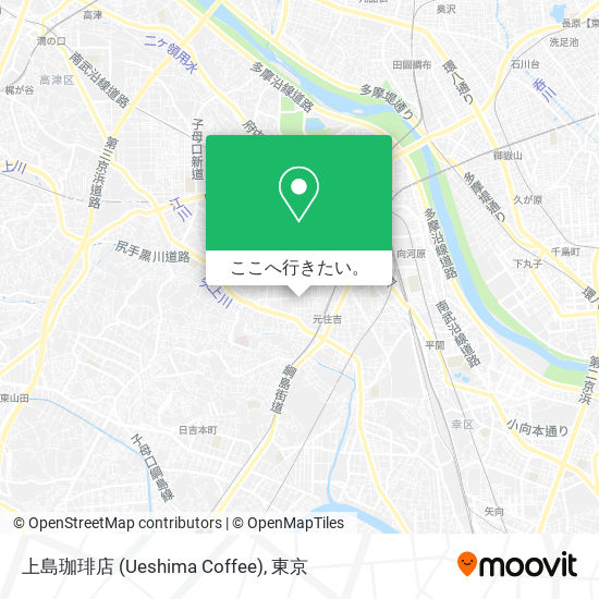 上島珈琲店 (Ueshima Coffee)地図