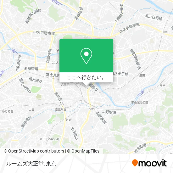 ルームズ大正堂地図