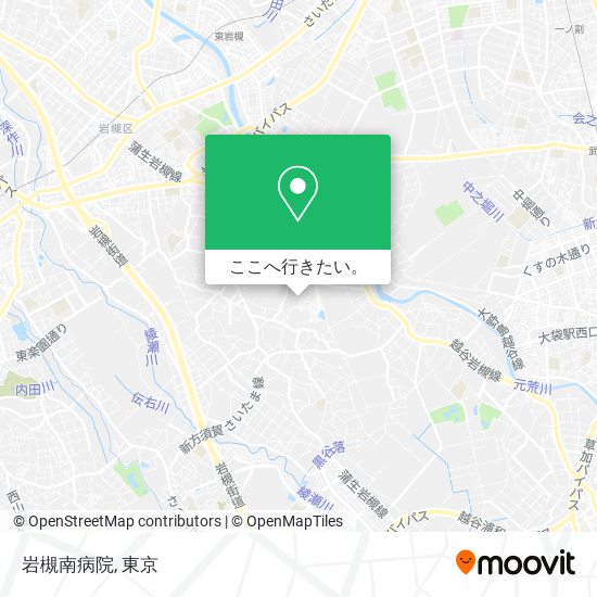 岩槻南病院地図