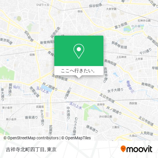 吉祥寺北町四丁目地図