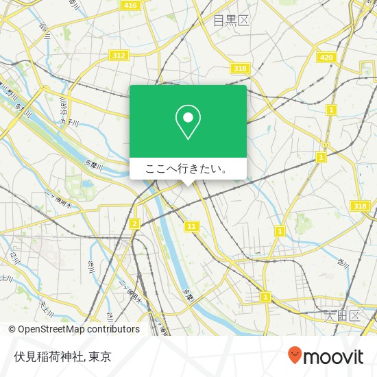 伏見稲荷神社地図