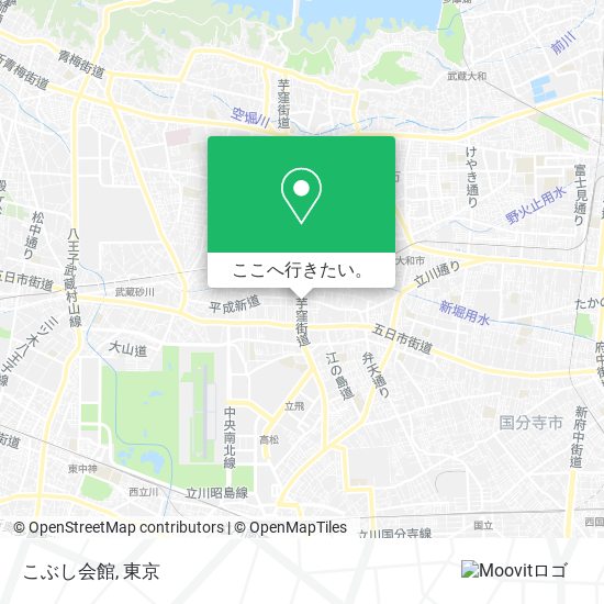 こぶし会館地図