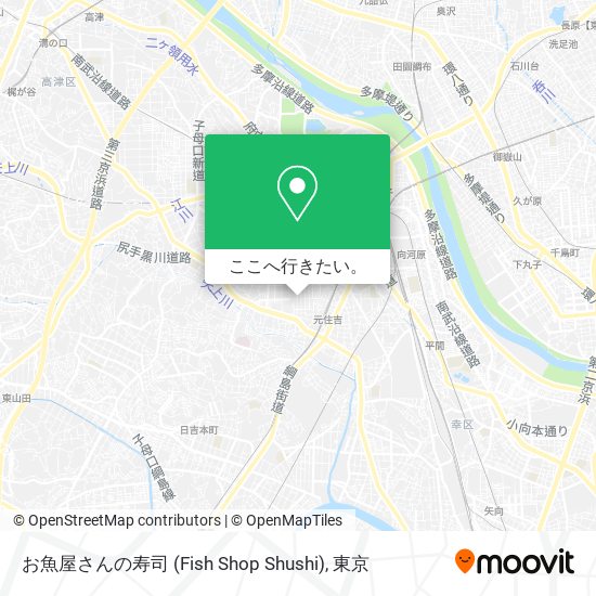 お魚屋さんの寿司 (Fish Shop Shushi)地図