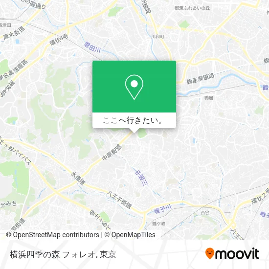 横浜四季の森 フォレオ地図