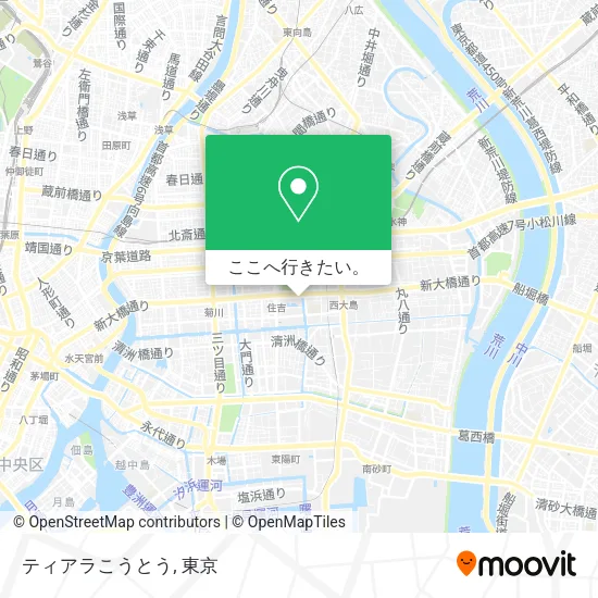 ティアラこうとう地図