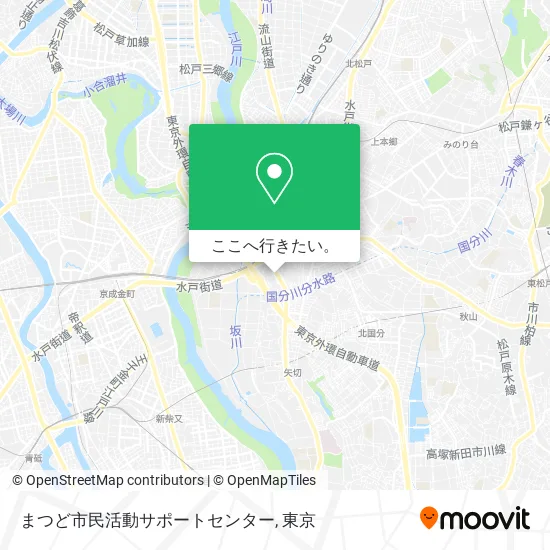 まつど市民活動サポートセンター地図