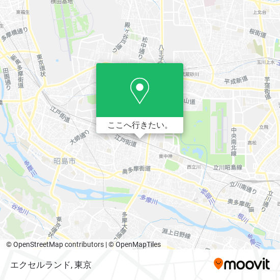 エクセルランド地図