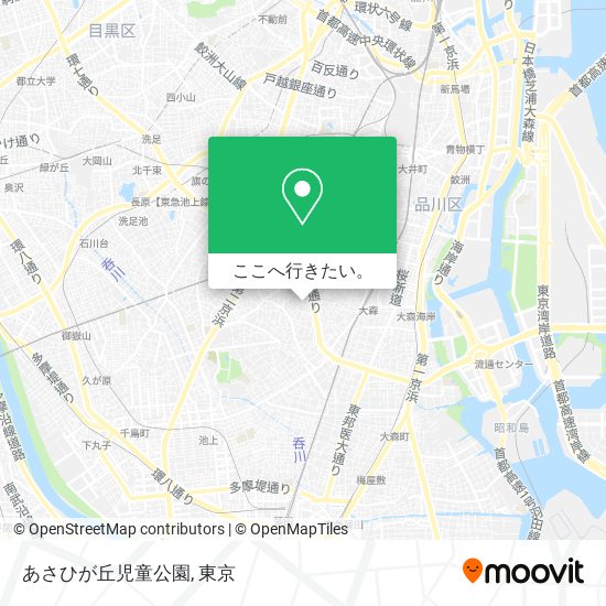 あさひが丘児童公園地図