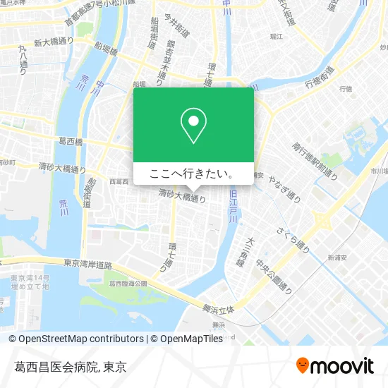 葛西昌医会病院地図
