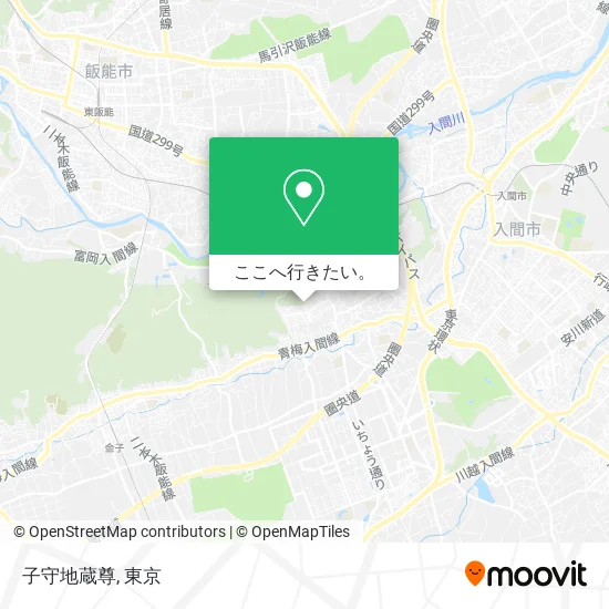 子守地蔵尊地図