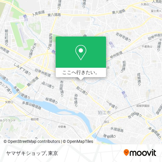 ヤマザキショップ地図