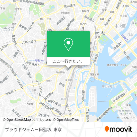プラウドジェム三田聖坂地図