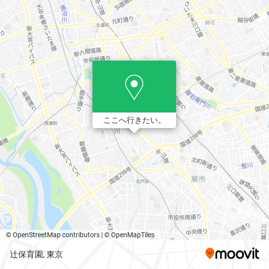 辻保育園地図