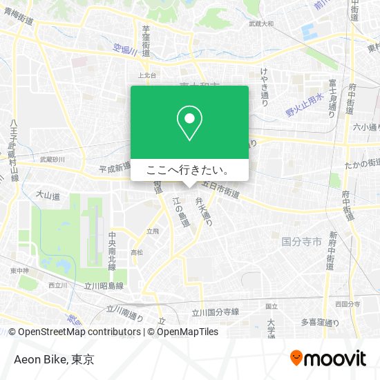 Aeon Bike地図