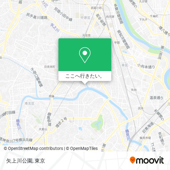 矢上川公園地図