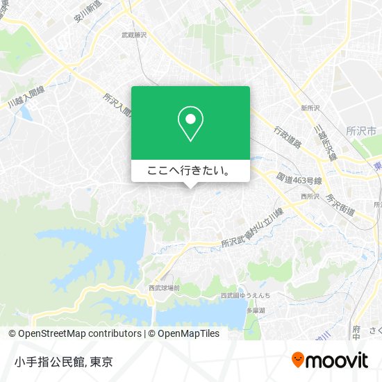 小手指公民館地図